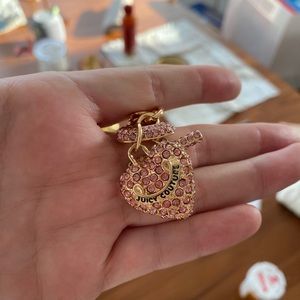 Juicy couture bling heart pendant